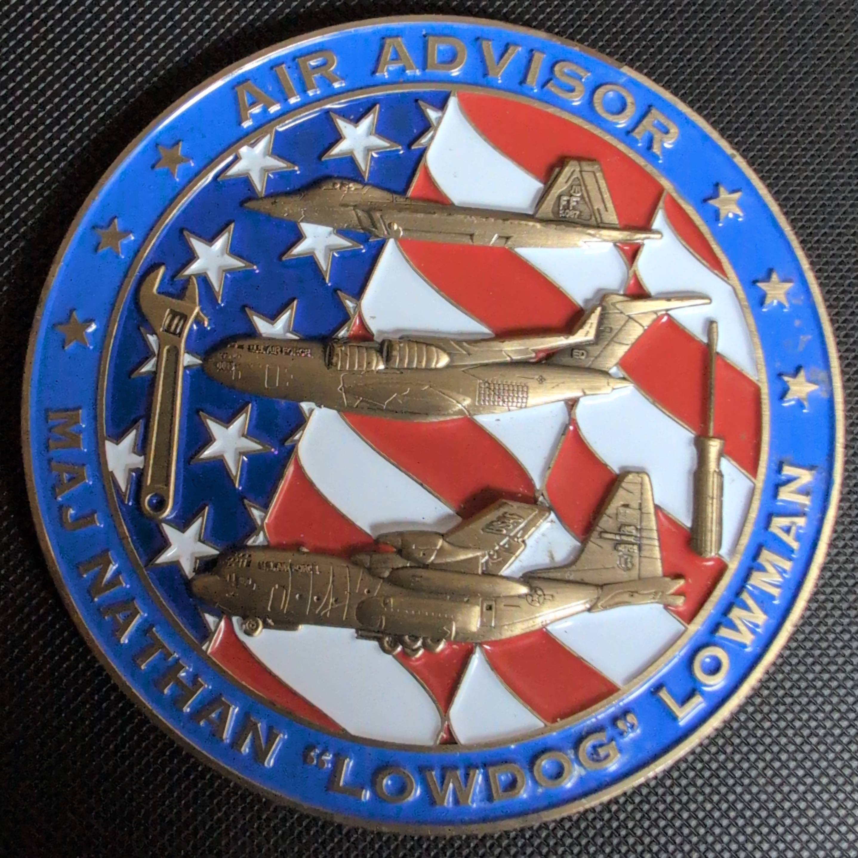 Airborne Air Advisor „Major Nathan “Lowdog“ Lowman“ Air Aussault #015 — back
