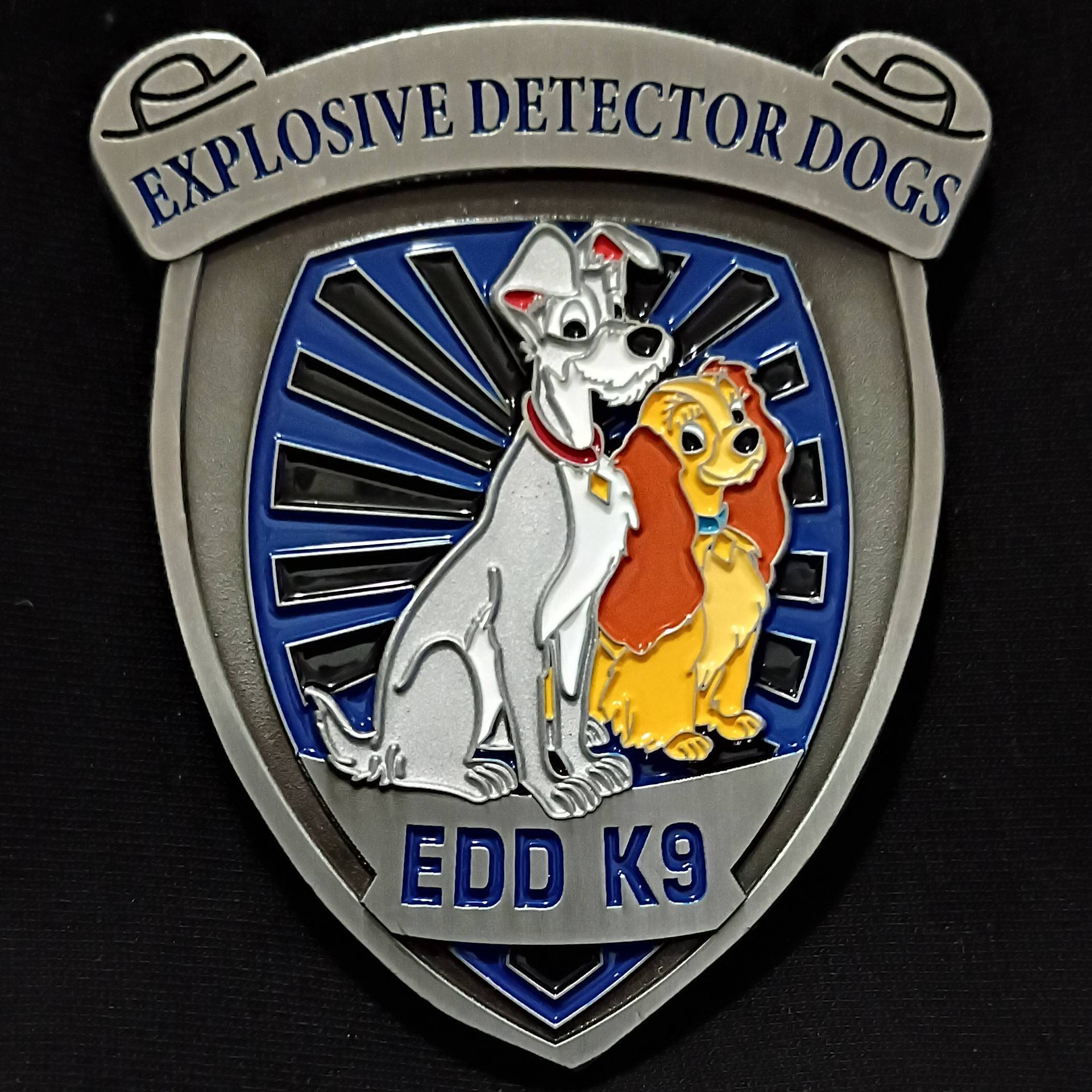 Walt Disney World Security Challenge Coin — back