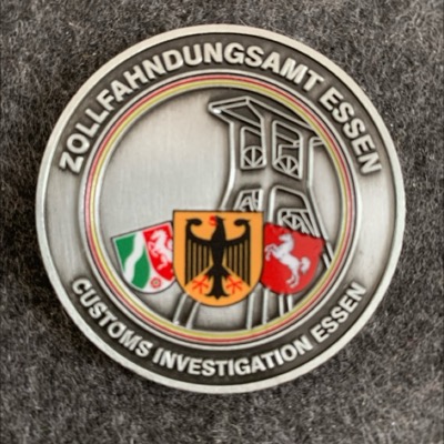 Zollfahndungsamt Essen Customs Investigation Challenge Coin