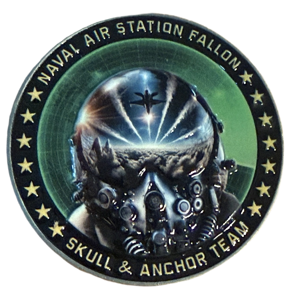 Naval Air Station Fallon Skull & Anchor Team — front