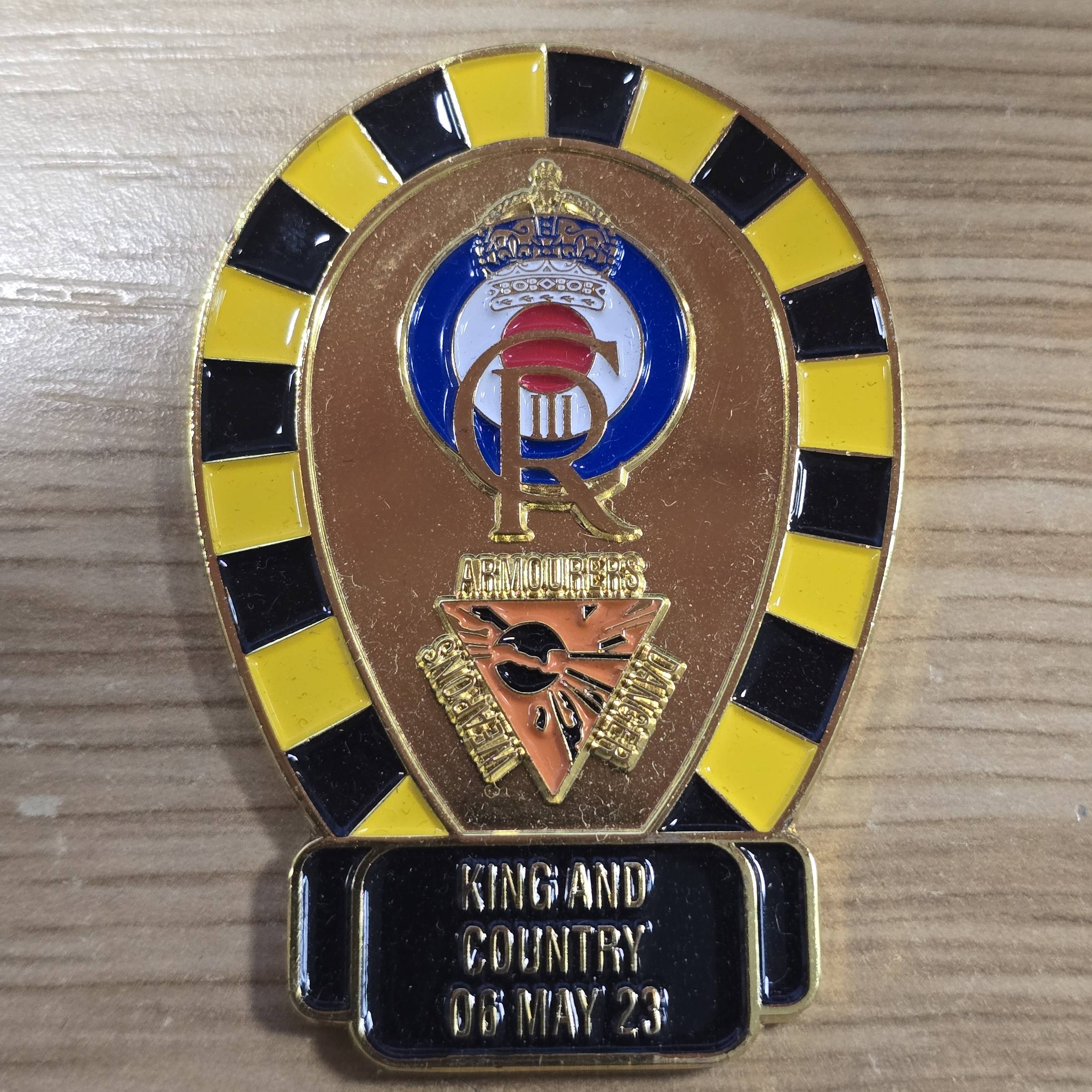RAF Armourer King's Coronation — back