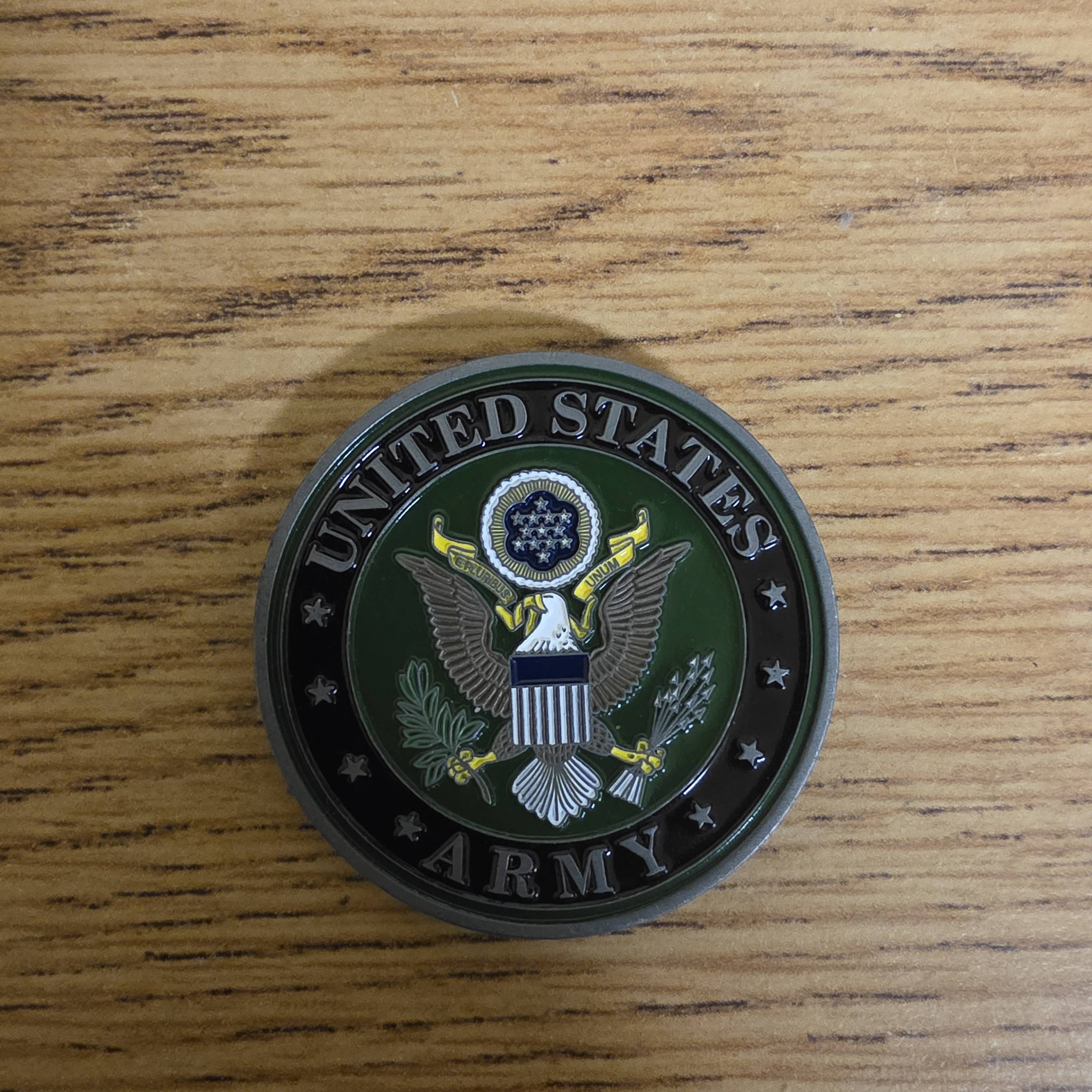 Army Rangers coin — back