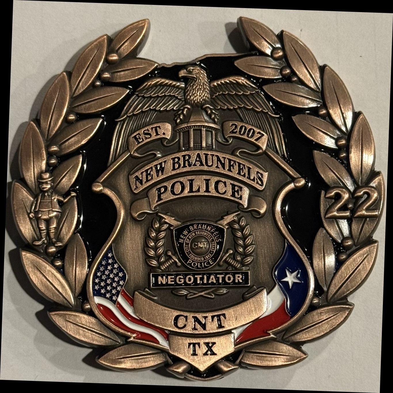 New Braunfels, TX Police Department Crisis Negotiations Team — back