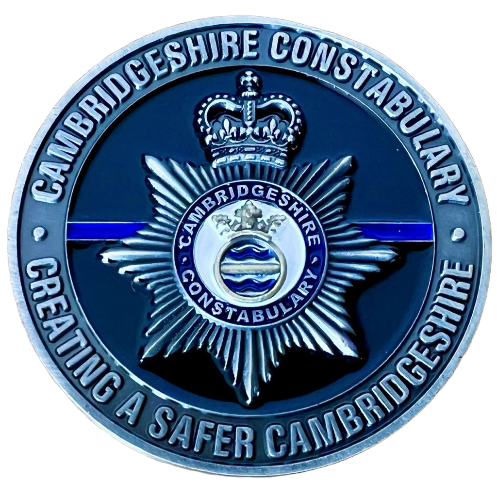 Operation Swordfish Intelligence & Specialist Crime Department Challenge Coin — back
