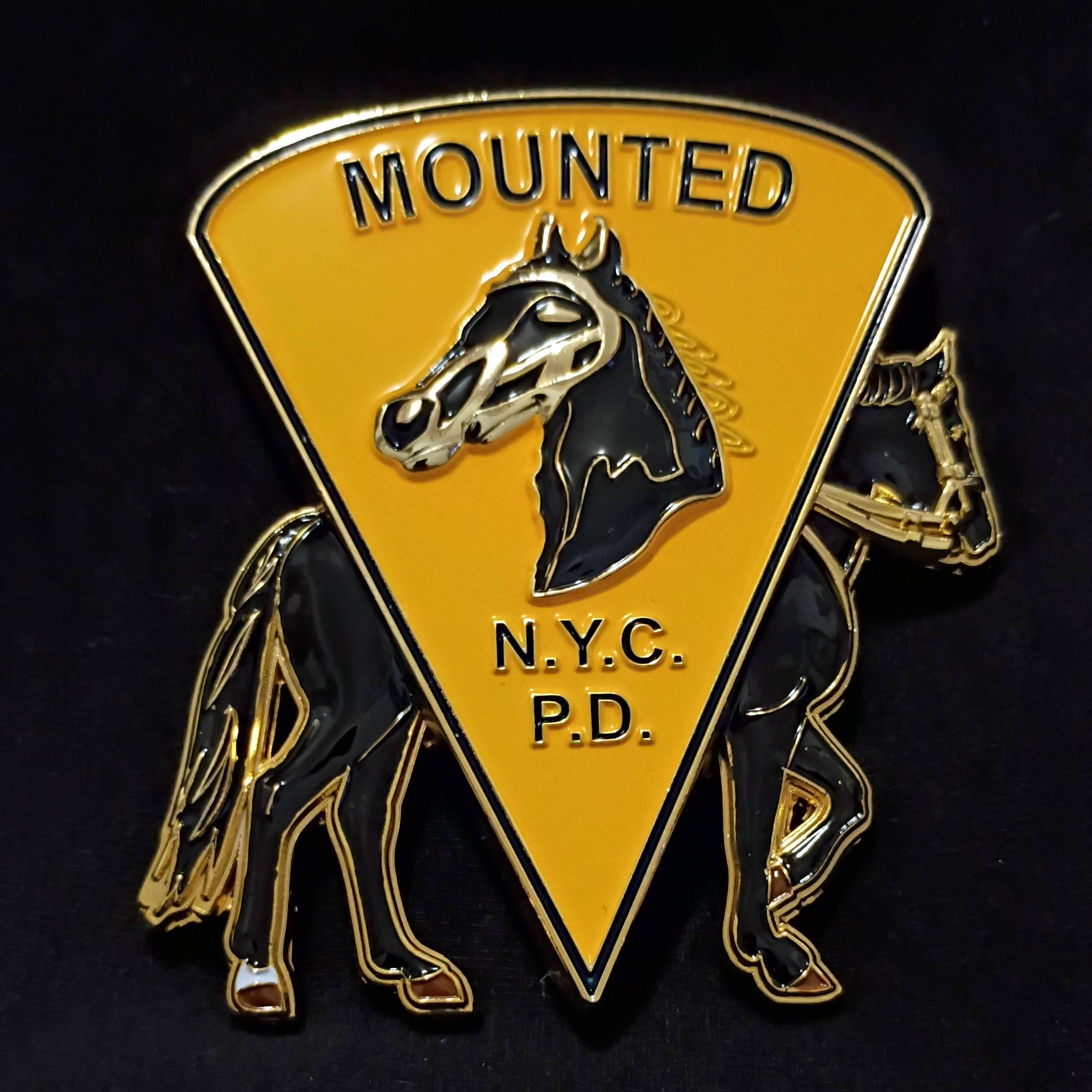 NYPD Mounted Unit Challenge Coin — front