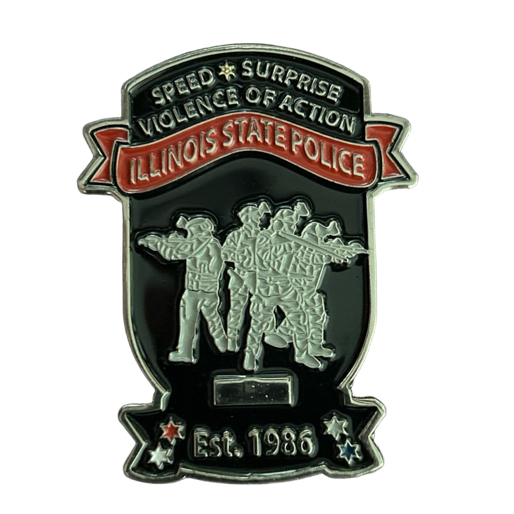 Illinois state police SWAT — back