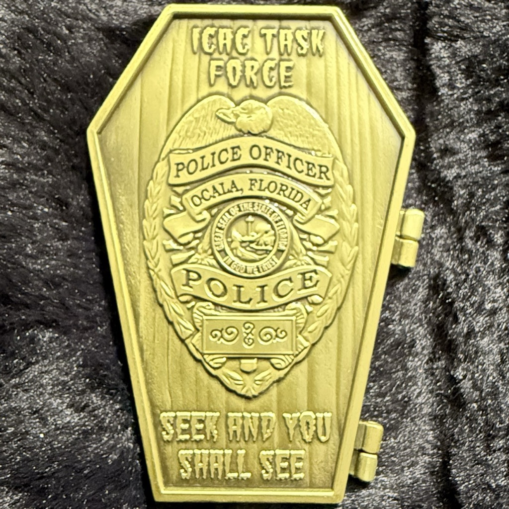 Ocala Police Department ICAC Creepshow - Series 3 (Gold Variant) — back