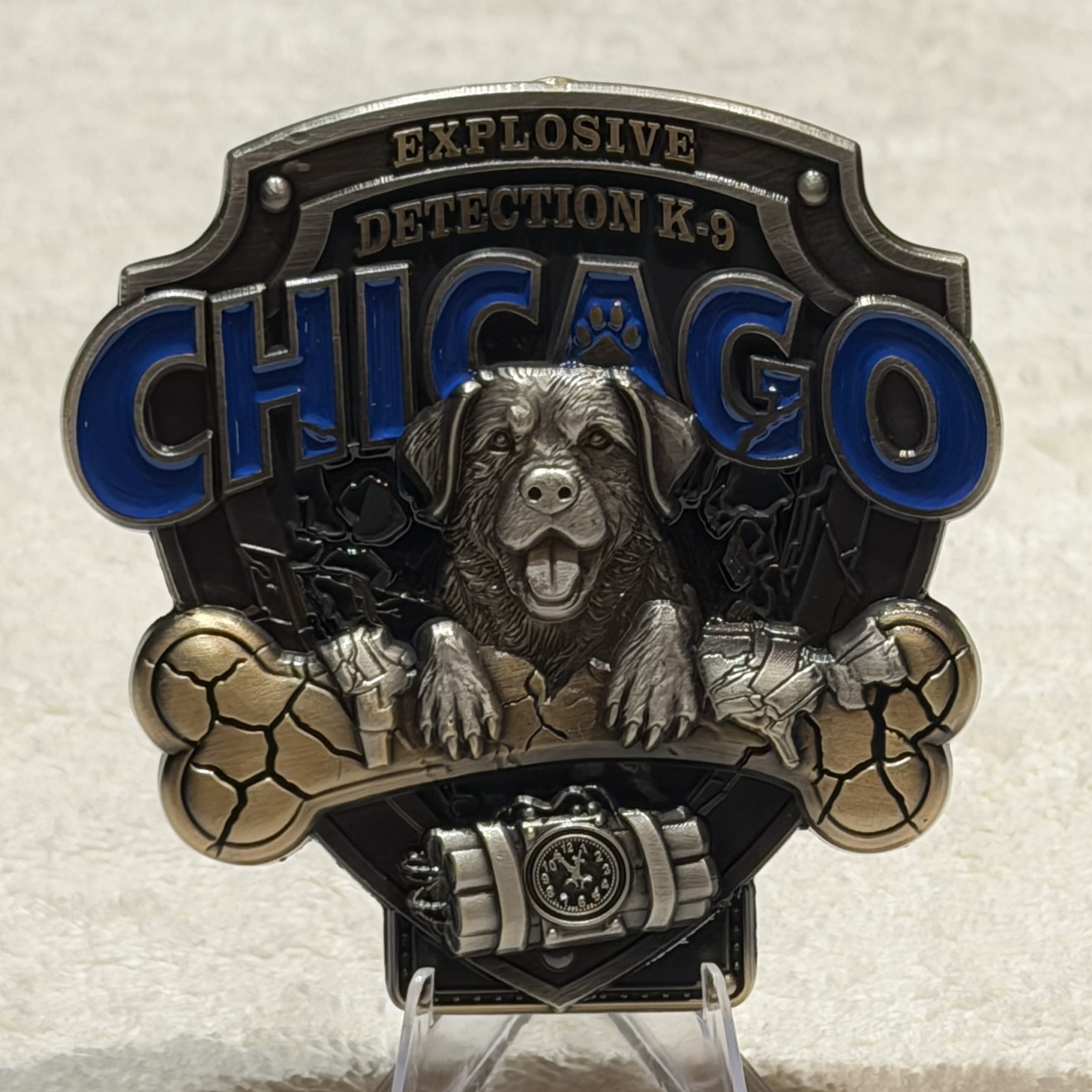 Chicago Police EDC K9 — back