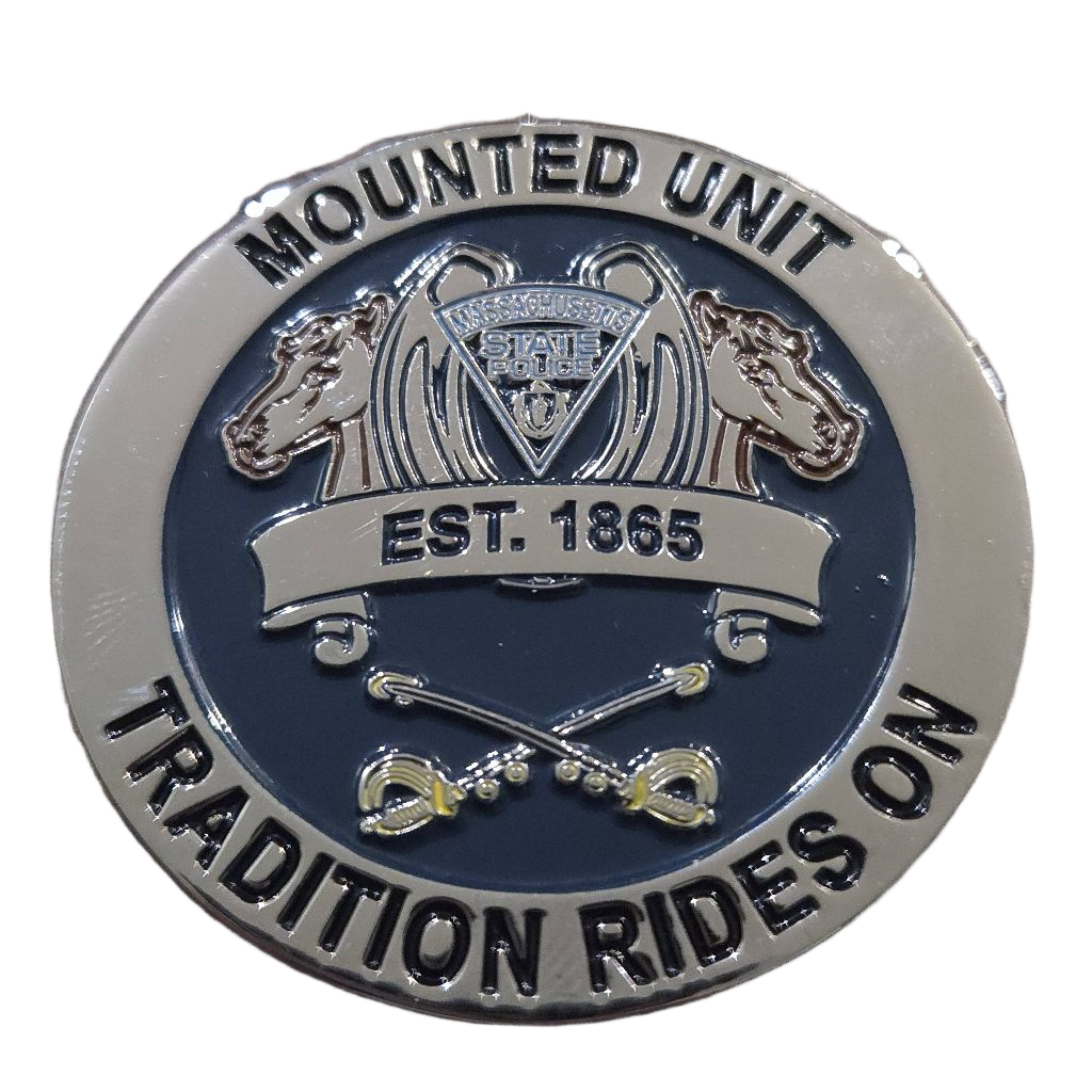 Massachusetts State Police Mounted Unit Coi — back