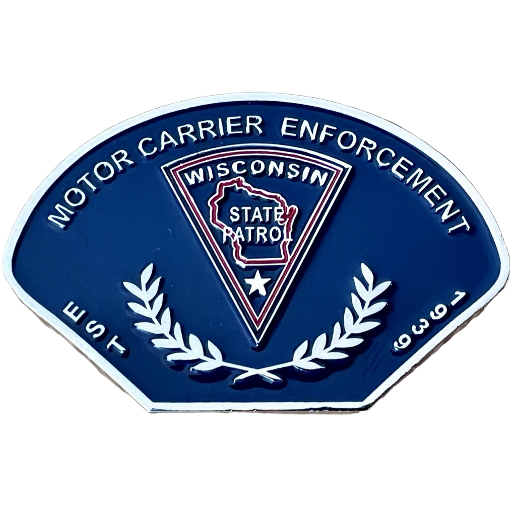 Wisconsin State Patrol Challenge Coin — back