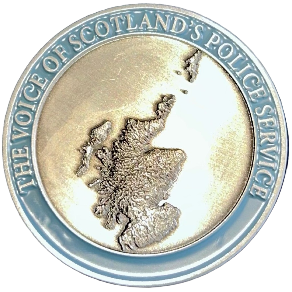 Scottish Police Federation Challenge Coin — front