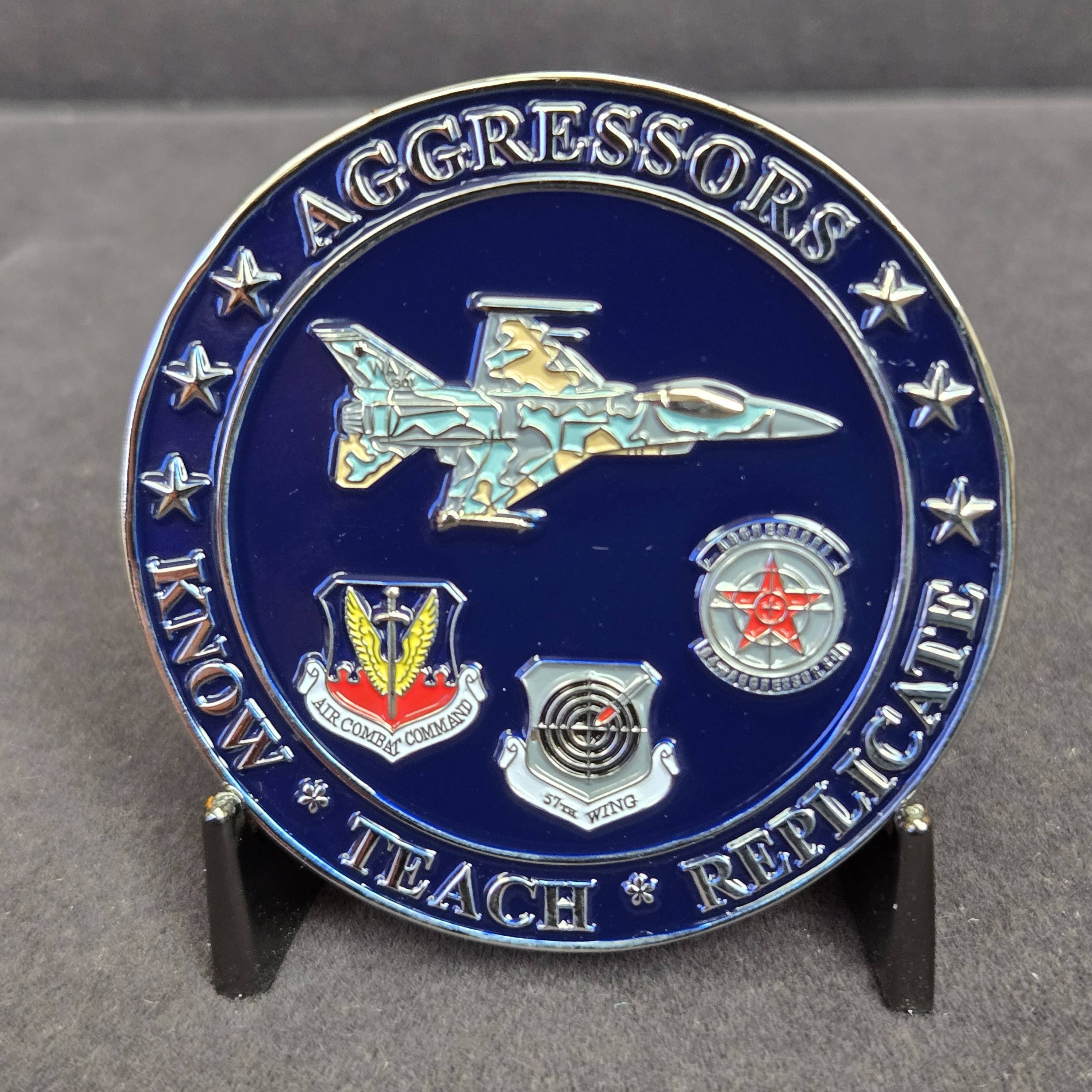 Air Force Nellis Red Flag Aggresors — back