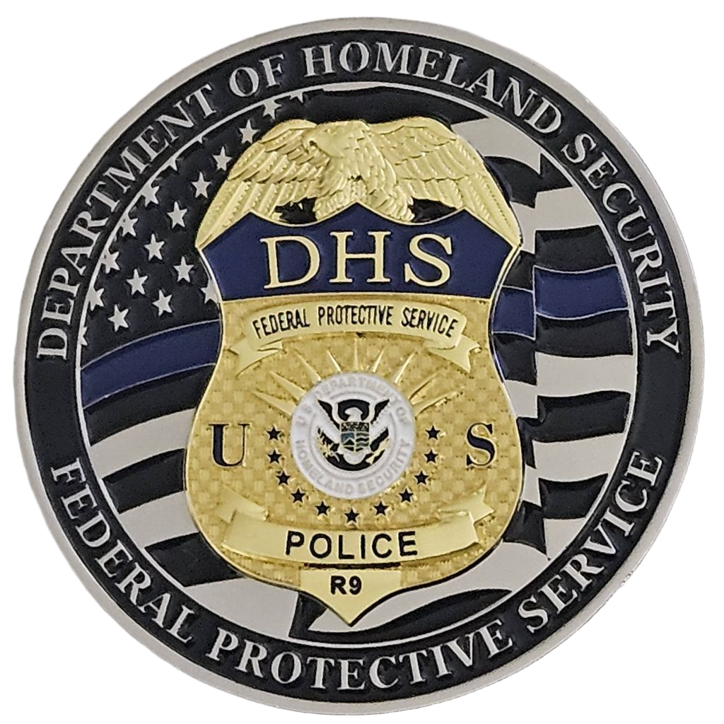 DHS Federal Protective Service K9 — back