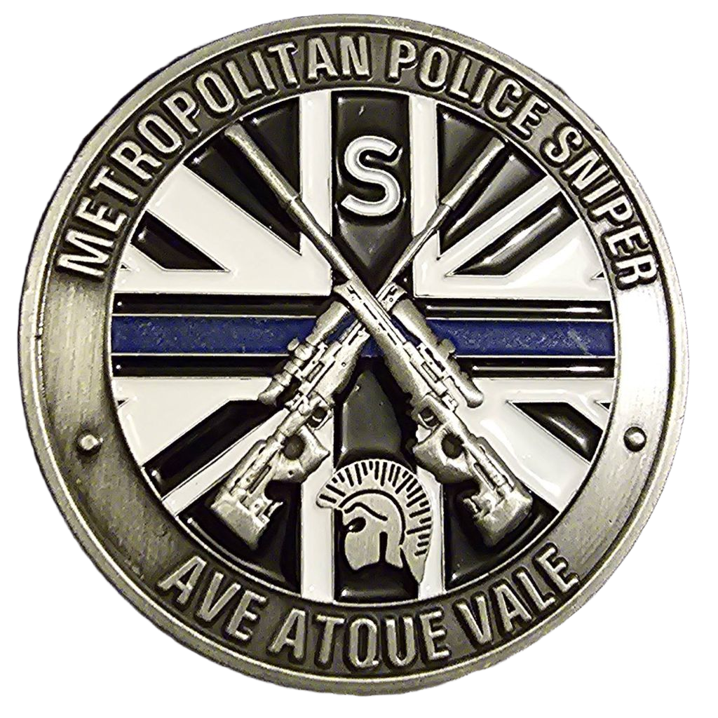 Metropolitan Police Rifle Challenge Coin — front