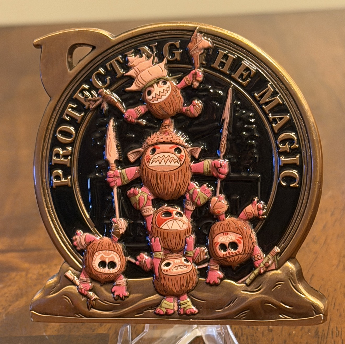 Disney World Security Protecting the Magic Maui (Moana) — back