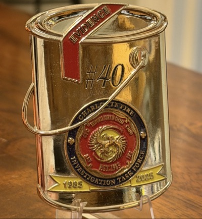 Charlotte fire investigation 40th anniversary evidence can￼