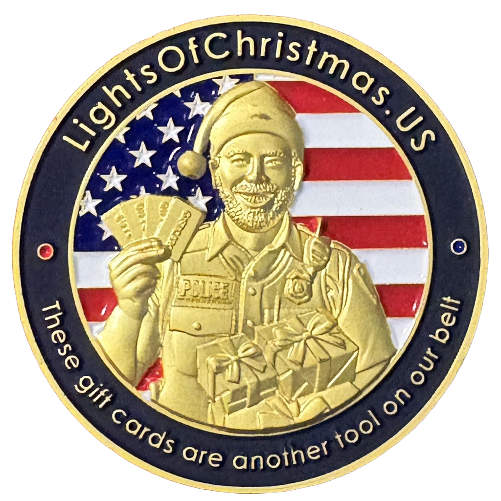 Police Lights Of Christmas — front