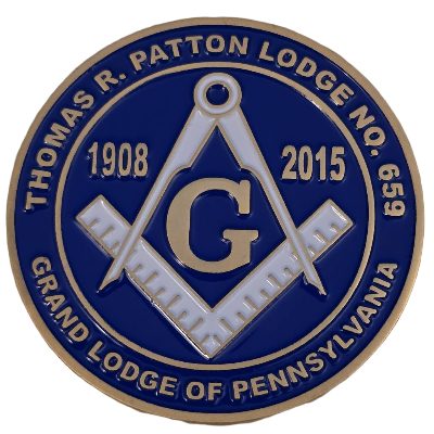 Thomas R. Patton Lodge No. 659 Centennial Challenge Coin