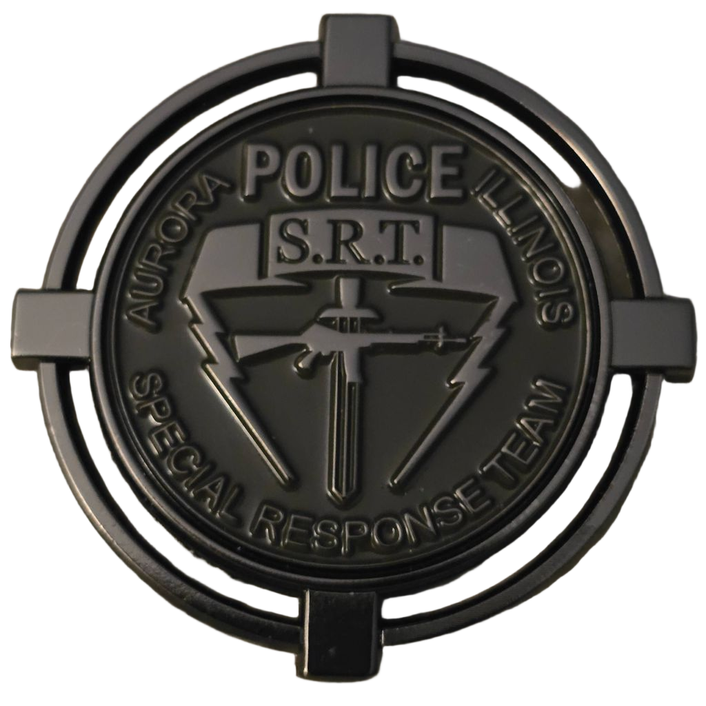 Aurora Police S.R.T. Challenge Coin — front