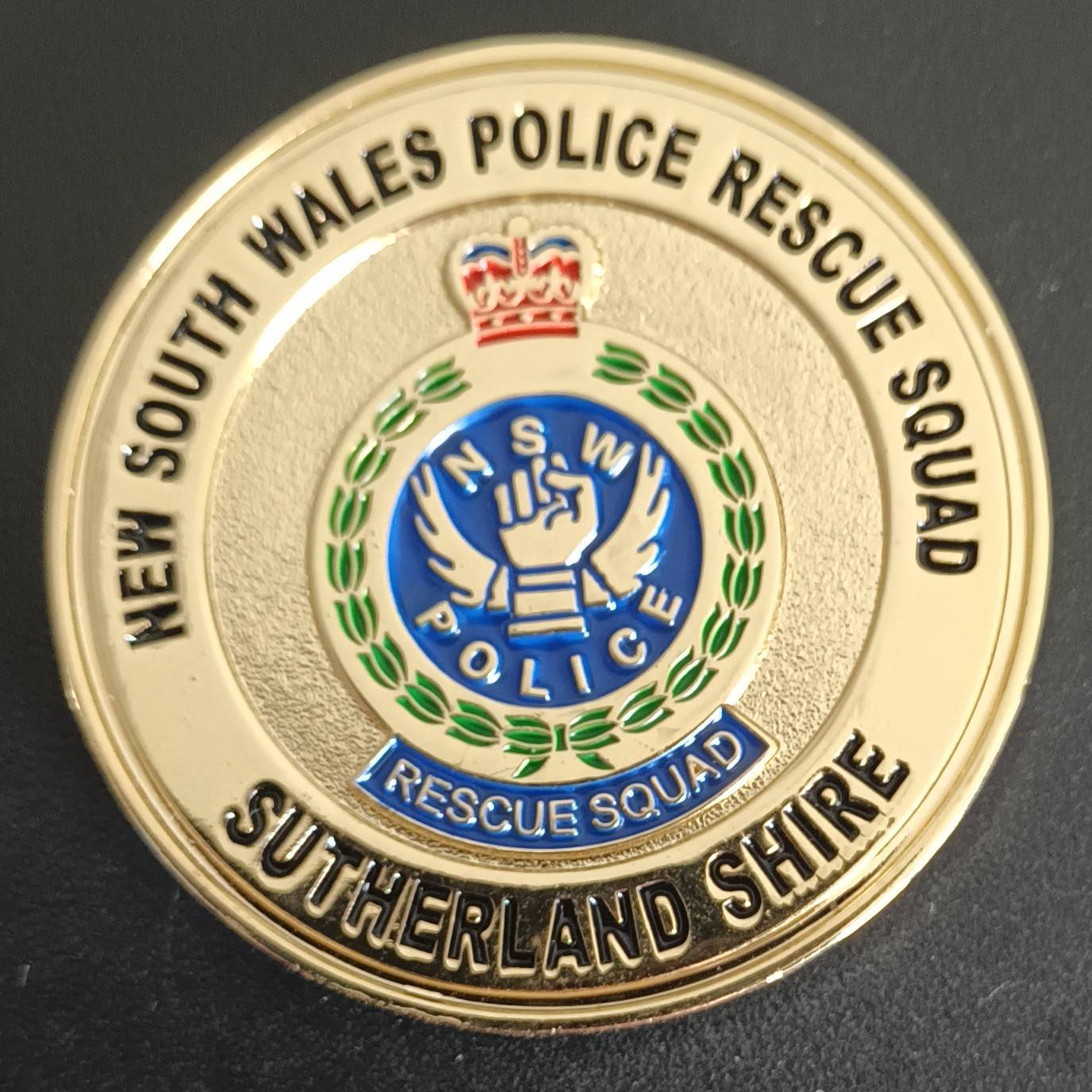 New South Wales Police Rescue Squad — back