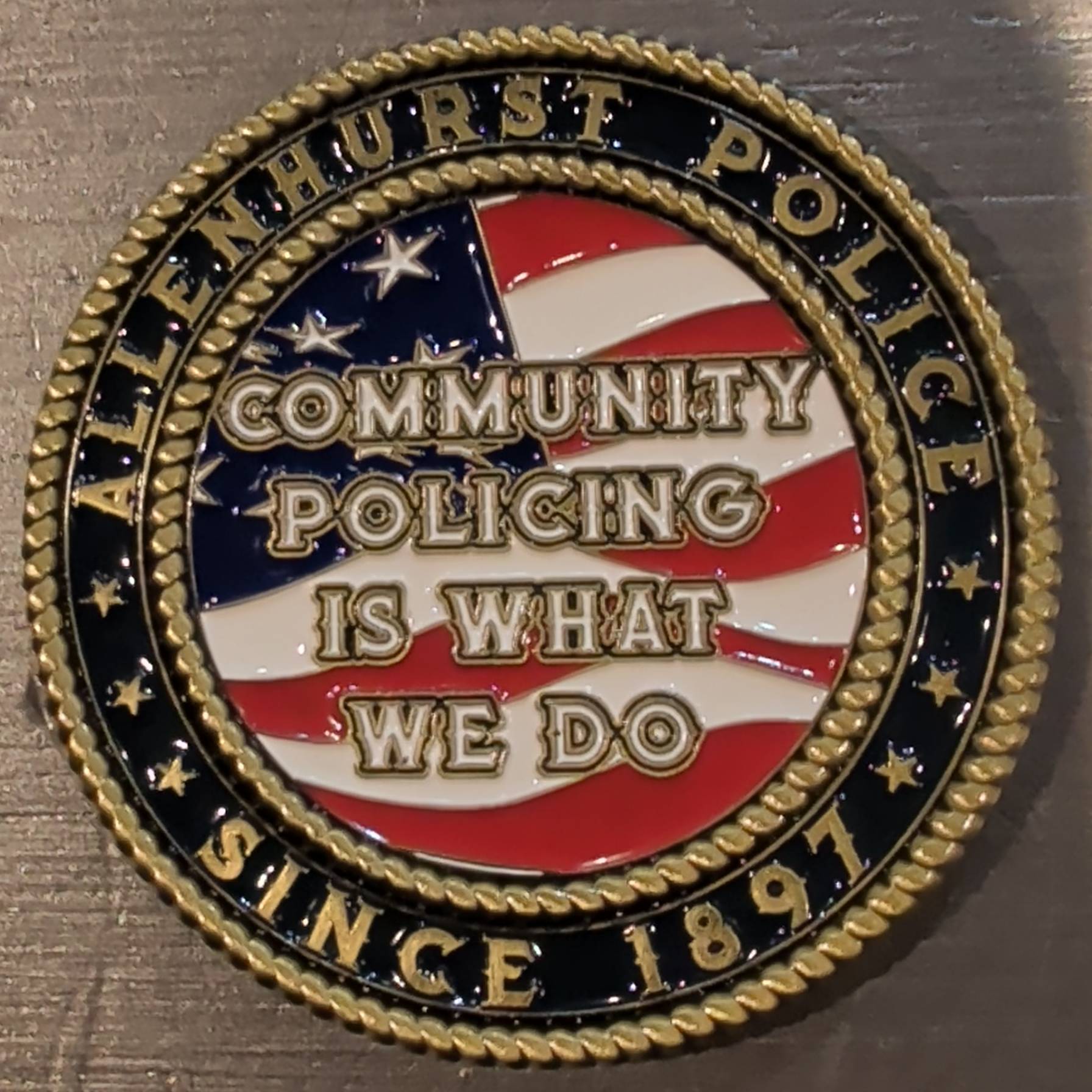 Allenhurst Police Department — back