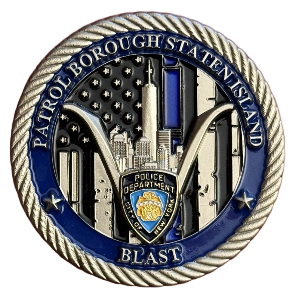 NYPD Staten Island BLAST — front