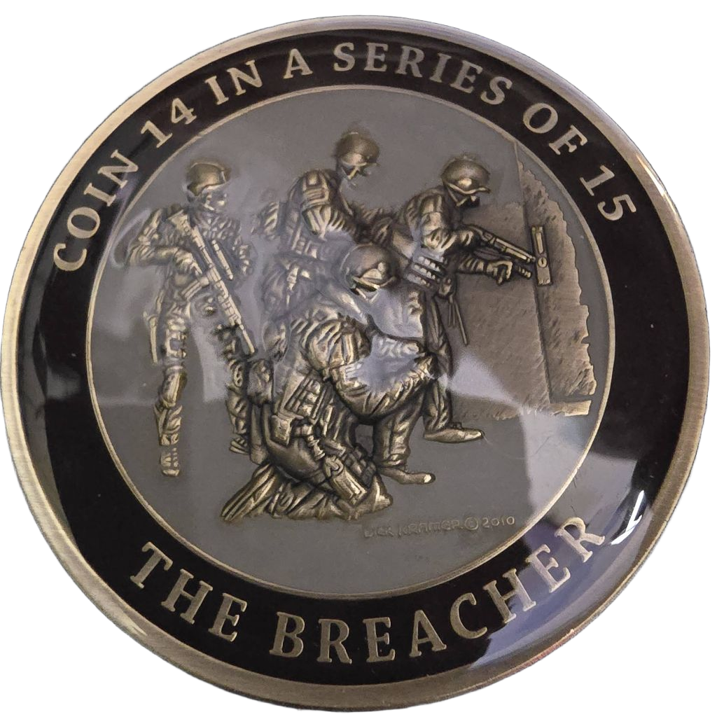 Dick Kramer coin 14in a series of 15 The Breacher — front