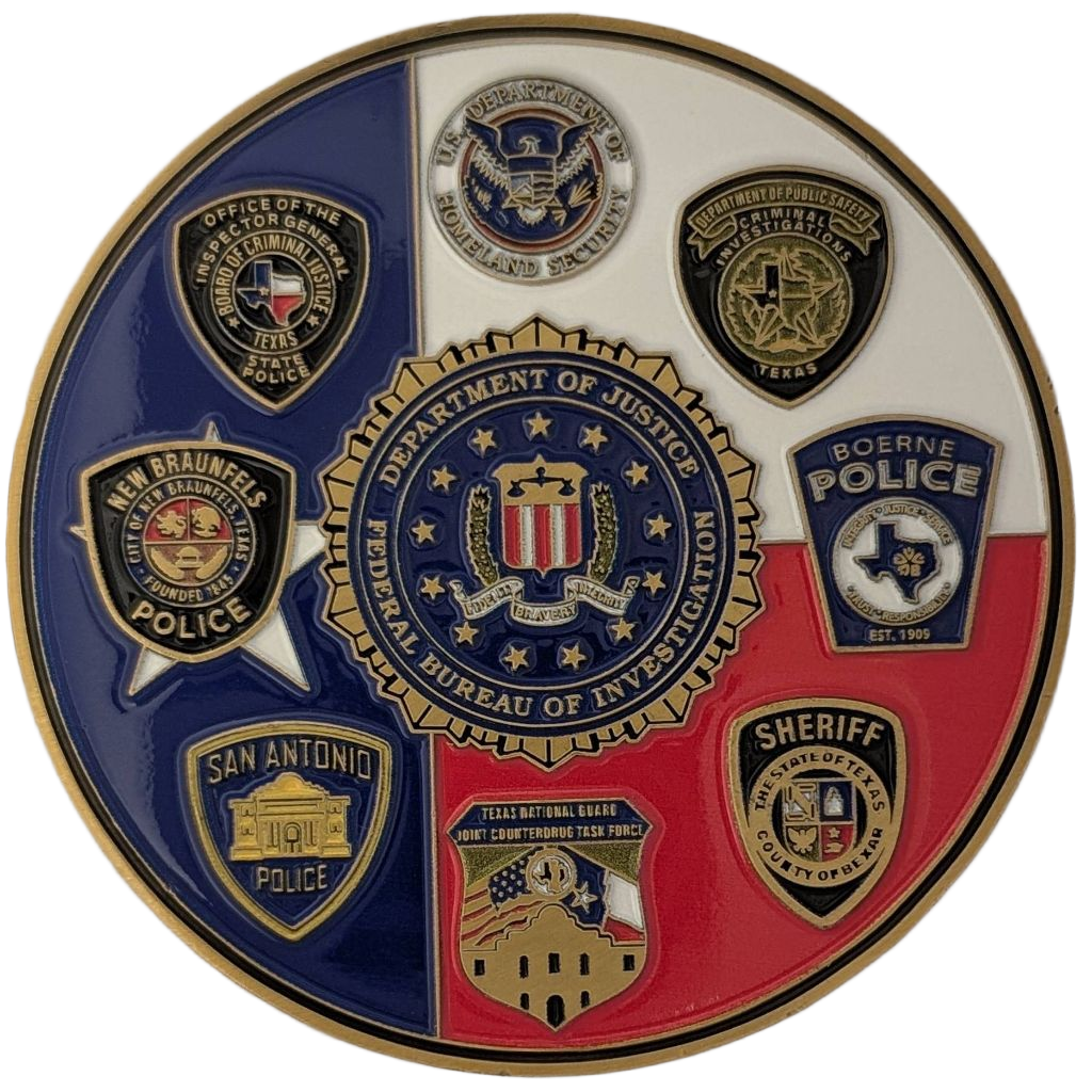 FBI San Antonio Safe Streets Task Force — back