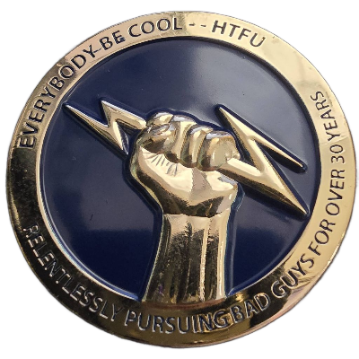 Sgt Scott Jenkins retired coin