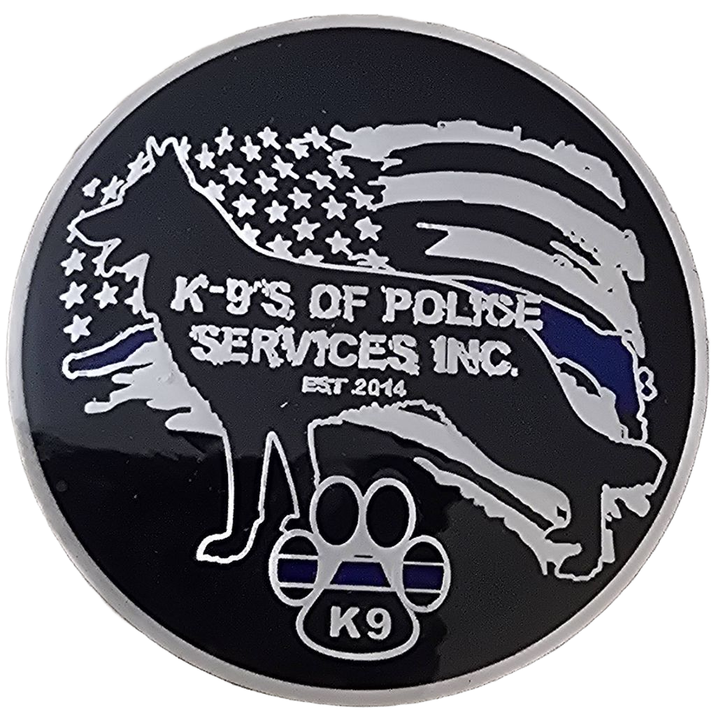 K-9's of Police Services Inc. Challenge Coin — front