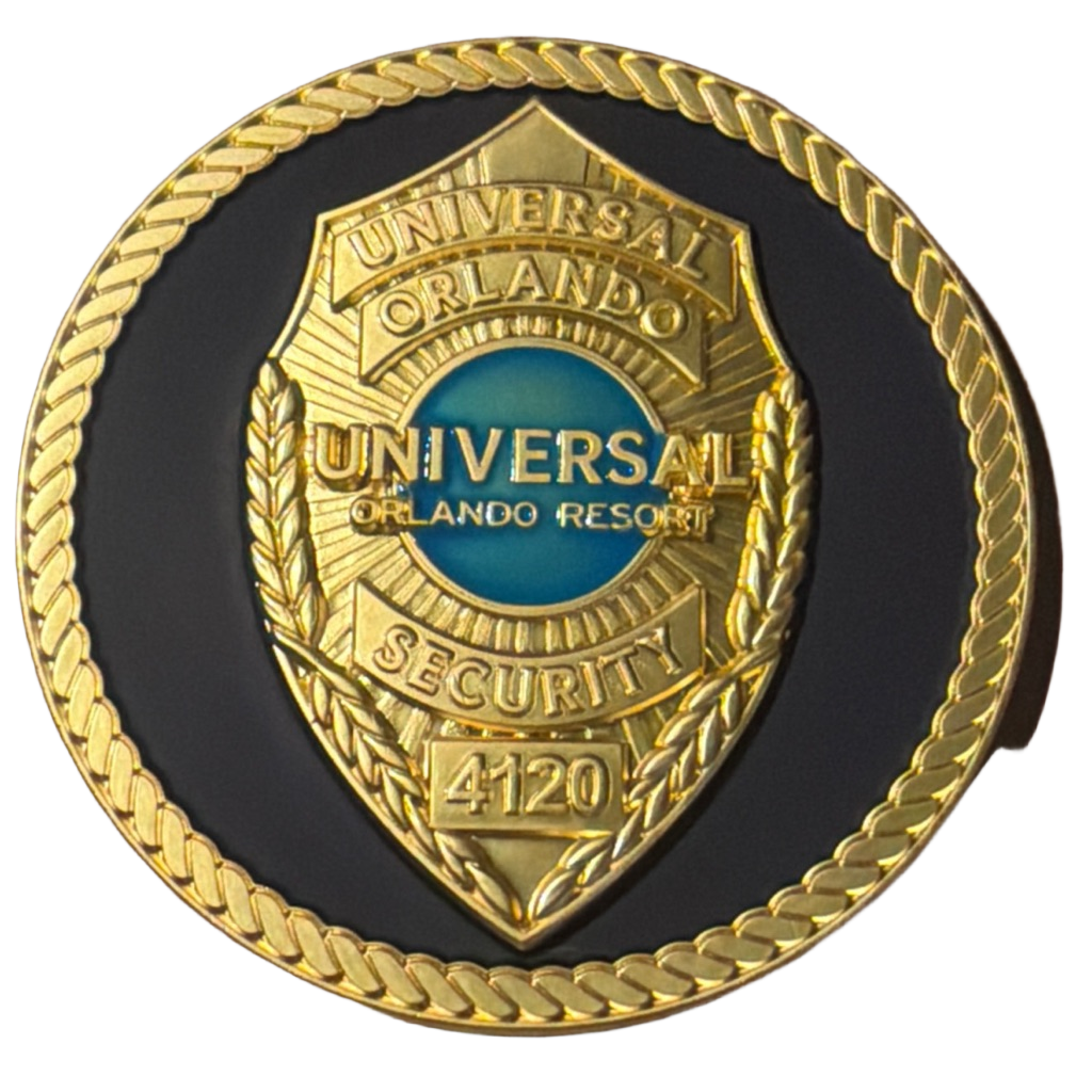 Universal Epic Universe Security Anniversary Coin — front