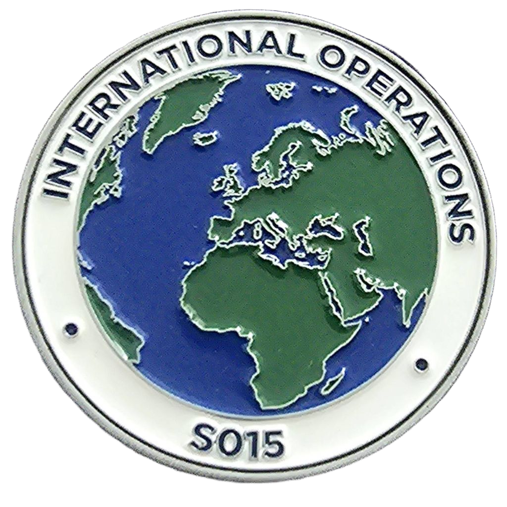 International Operations and Counter Terrorism Command Challenge Coin — front