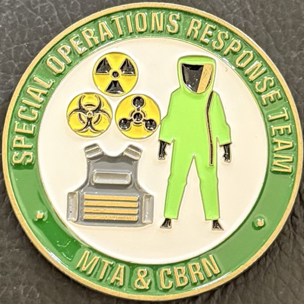 West Midlands Ambulance Service SORT Challenge Coin — front