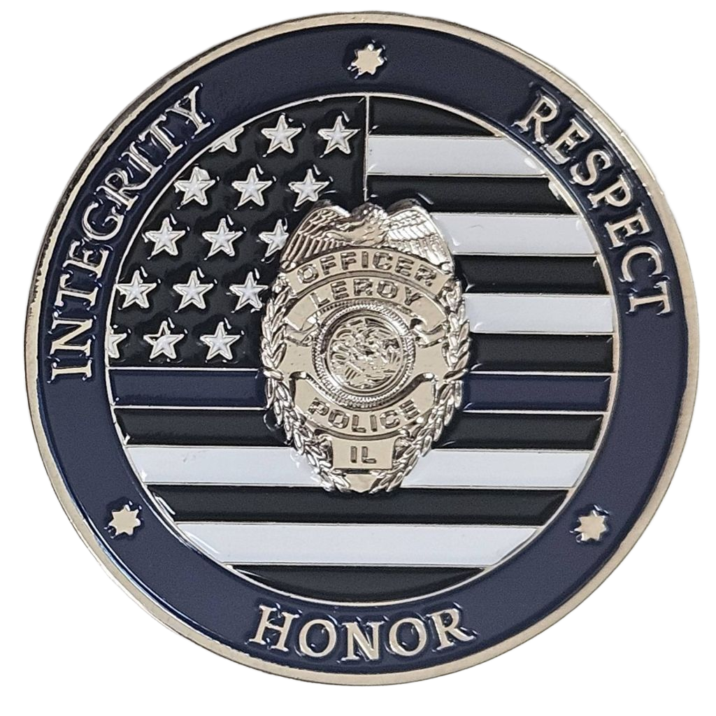 Leroy IL Police Department — back