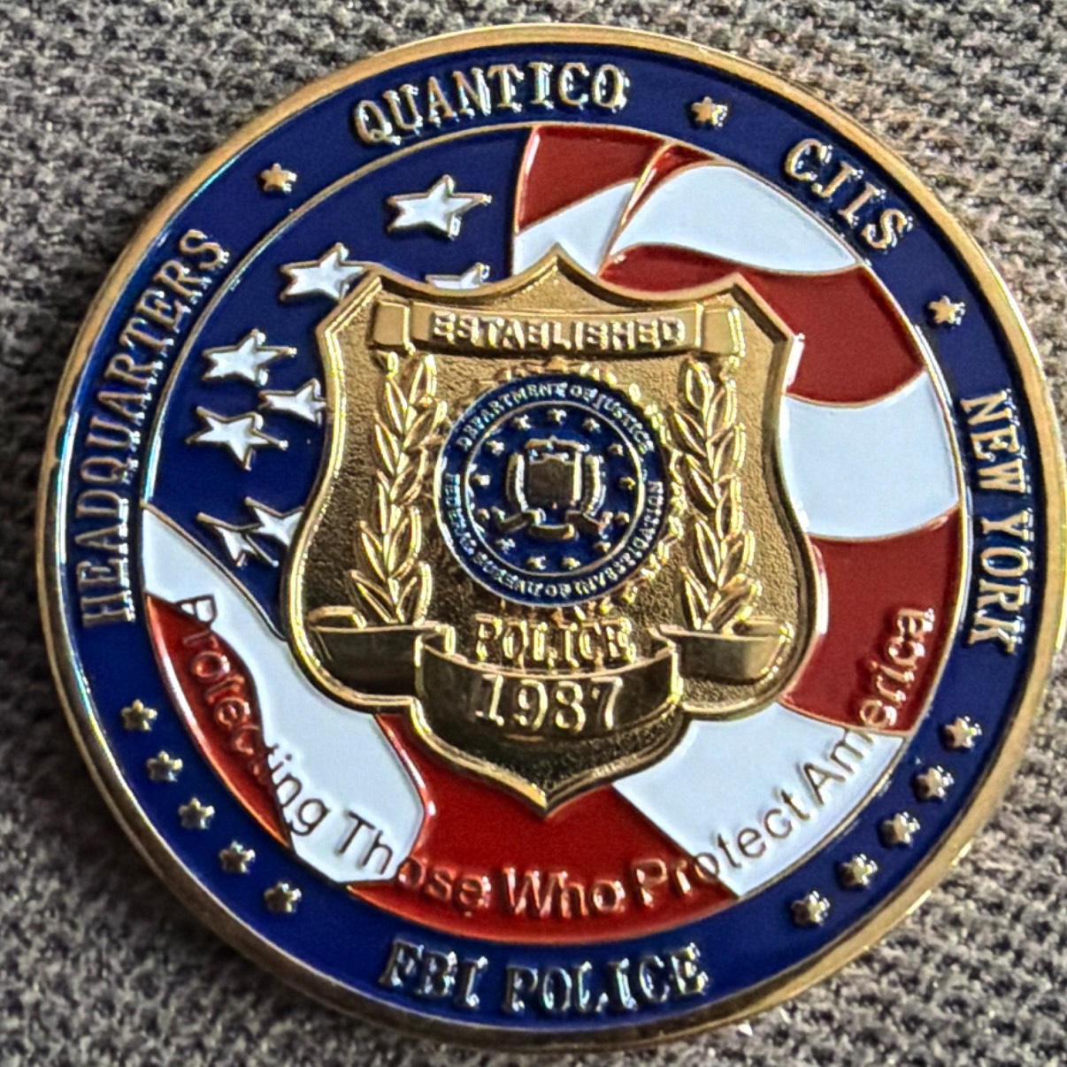 Quantico FBI — back