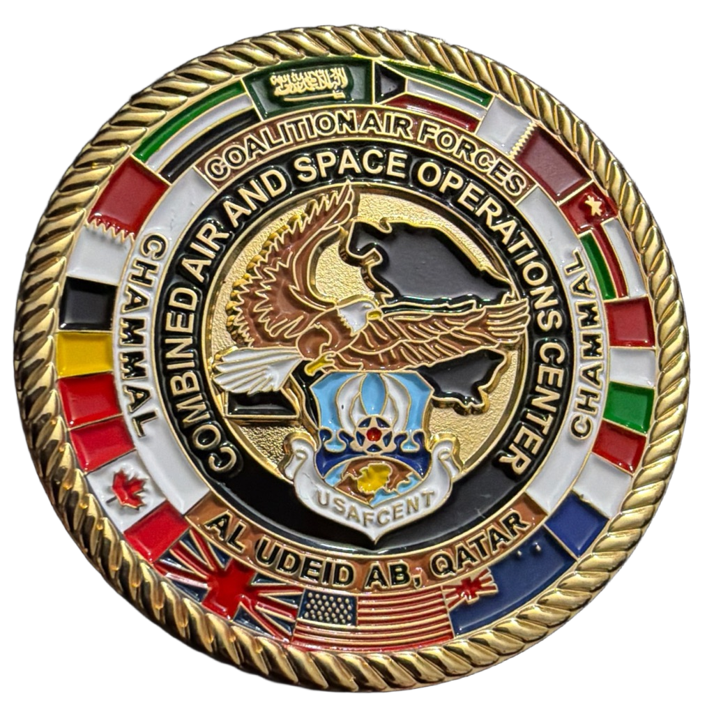 Command Air & Space Ops Center Al Udeid Qatar — front