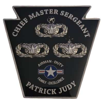 Chief Master Sergeant Patrick Judy / 193d Special Operations AFSOC Security Forces Squadron Challenge Coin