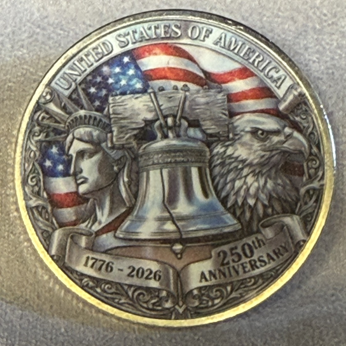 250th USA — back