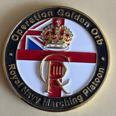 King’s Coronation Marching Platoon Challenge coin