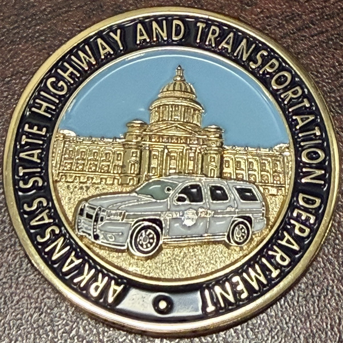 Arkansas Highway Police SUV — back