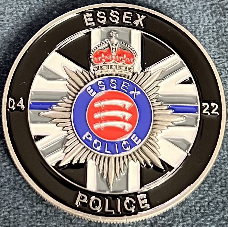 Essex Police 47th U.S President Donald Trump Challenge Coin — back
