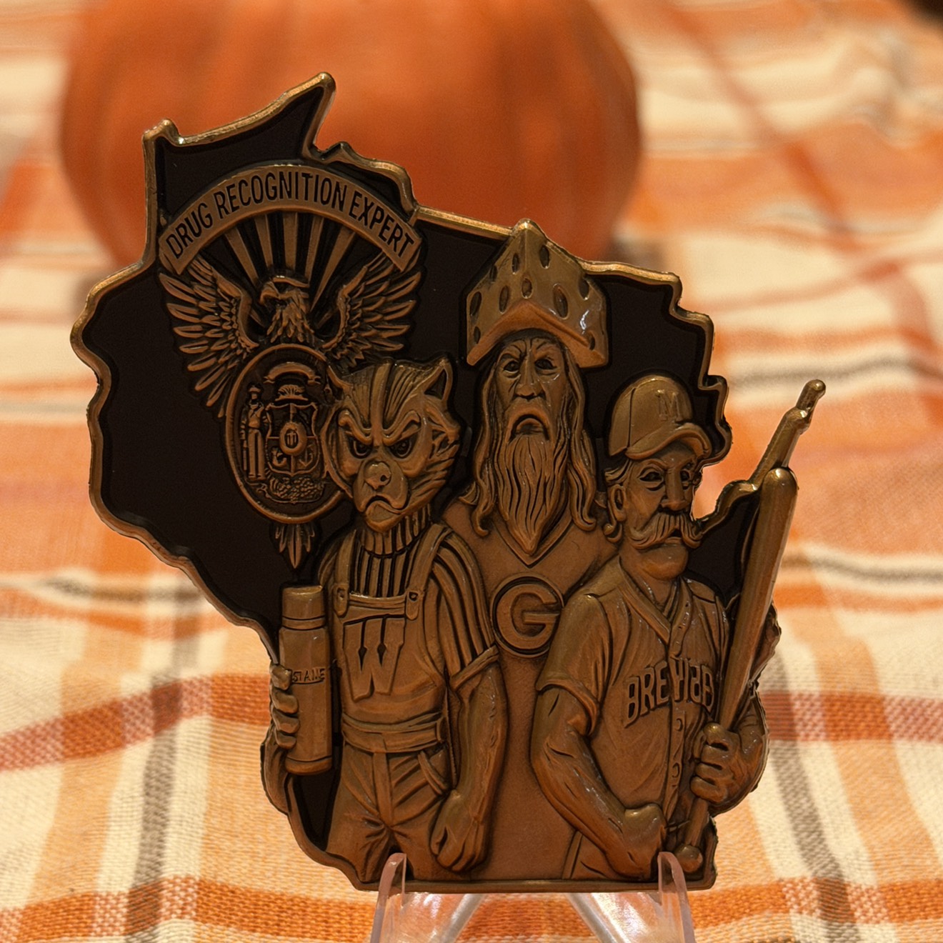 Wisconsin DRE (gold) — back