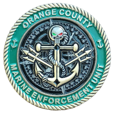 Orange County Marine Enforcement Unit Challenge Coin