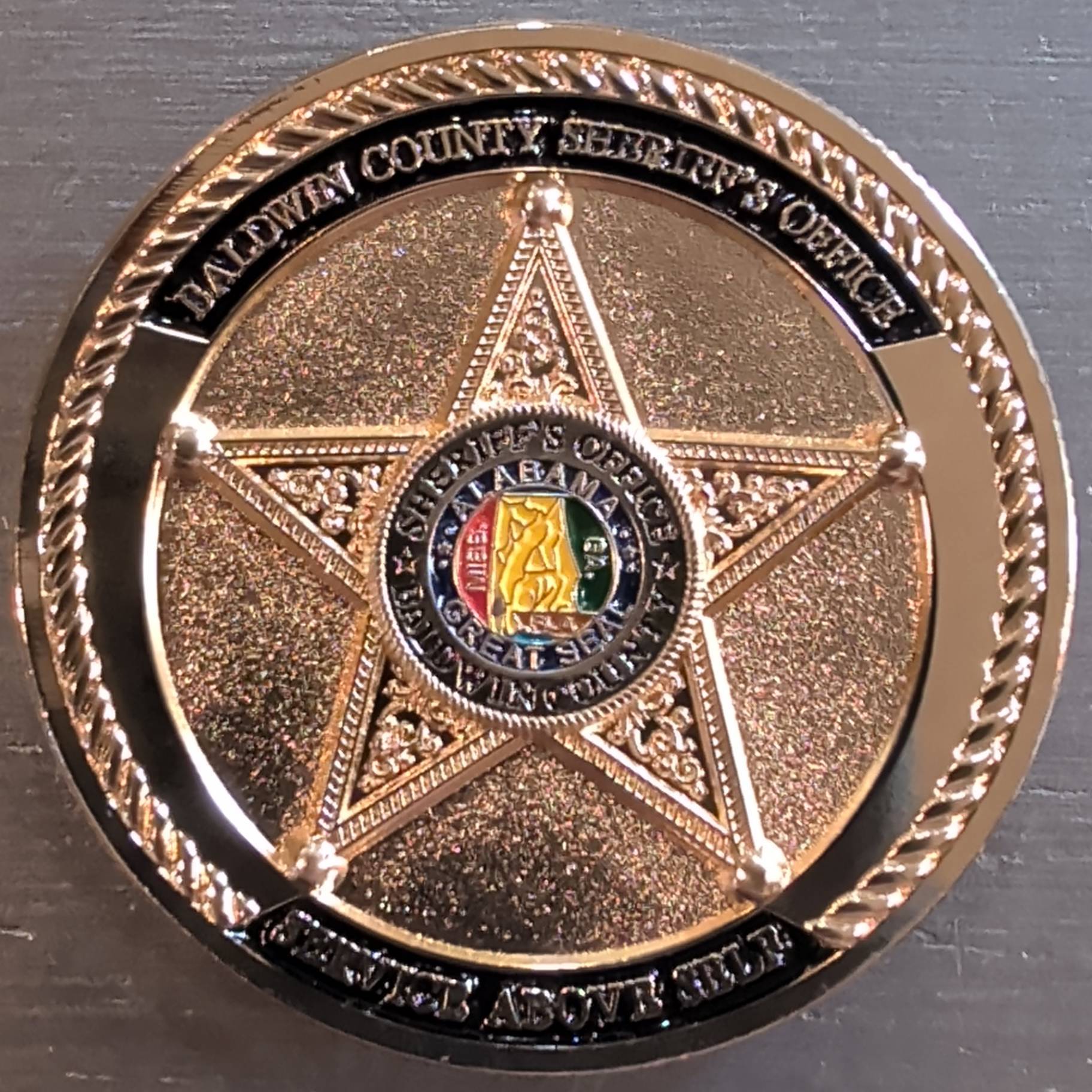 Baldwin County Deputy William Henry Smith Jr. Memorial Coin — back