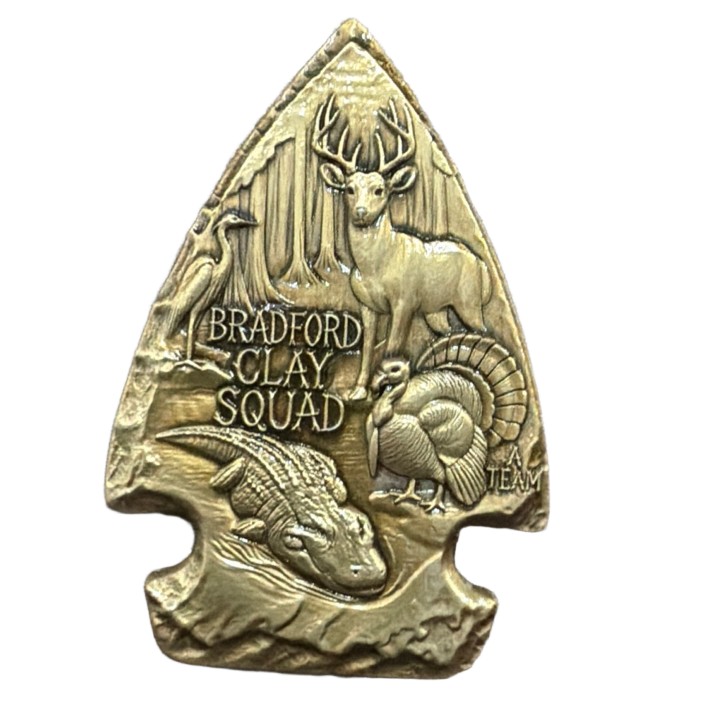Bradford Clay Arrowhead Gold — back