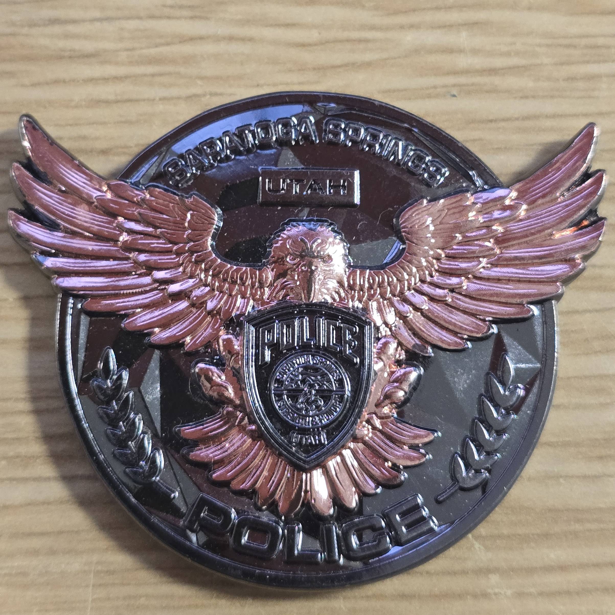 Baratoga Springs Police — back
