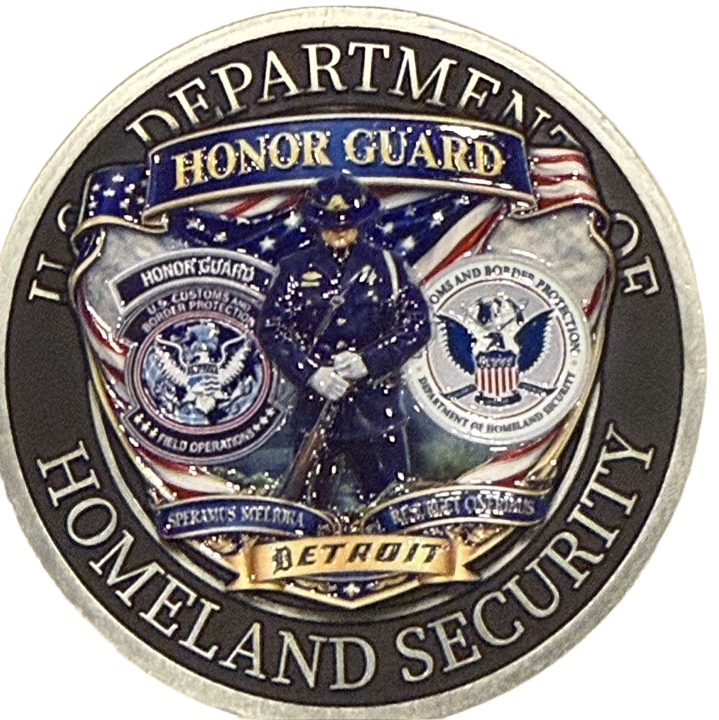 US Homeland Security Honor Guard Detroit — front