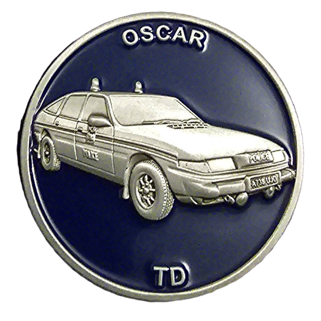 Metropolitan Police Traffic Division Challenge Coin — back