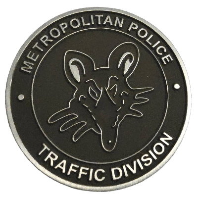 Metropolitan Police Traffic Division Challenge Coin