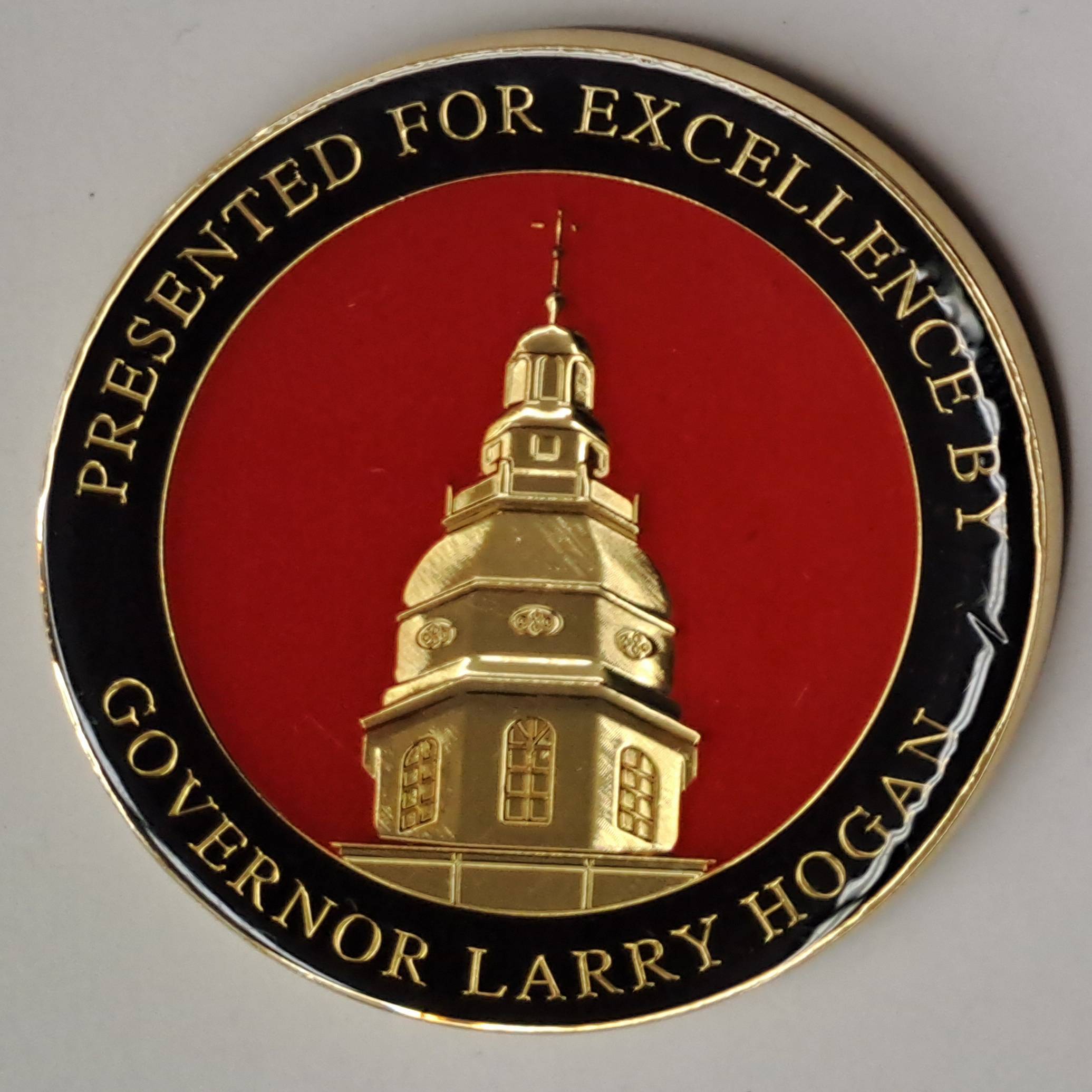 Governors Coin — back